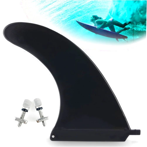 AWOLIC 9 in Paddle Board Fins Replacement,Universal Nylon SUP Center Single Fins for Surfboards,Longboards and Stand Up Paddleboards