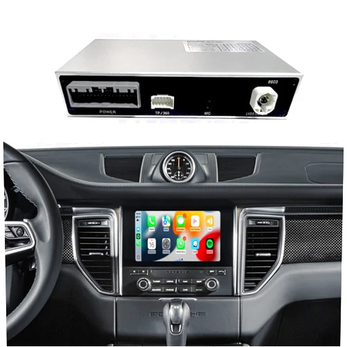 SHZSR Wireless Carplay and Android Auto Plug and Play Kit for Porsche PCM 4.0 Support Mirror Link, Siri, Navigation, 360 Camera CarPlay Retrofit Ki