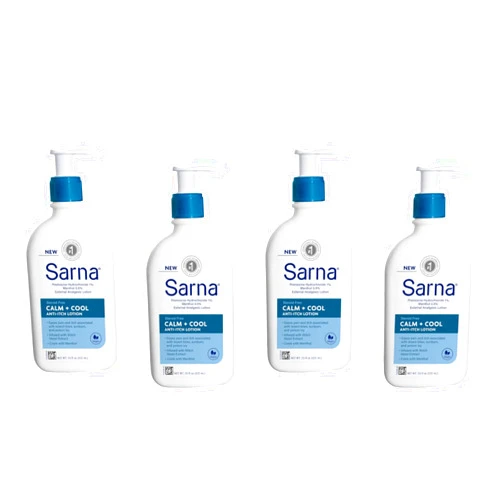 Sarna Calm + Cool Anti-Itch Lotion 7.5 Fl. Oz. (Pack of 4)