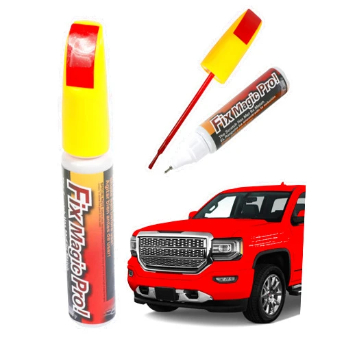 VARGTR Touch Up Paint Pen,Car Accessories Two-In-One Pen Car Touch Up Paint,Car Scratch Remover for Deep Scratches,Quick & Easy Solution,Car Paint for Repair Minor Automotive Scratches (Red)