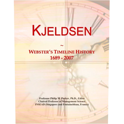 Icon Group International Kjeldsen: Webster's Timeline History, 1689 - 2007