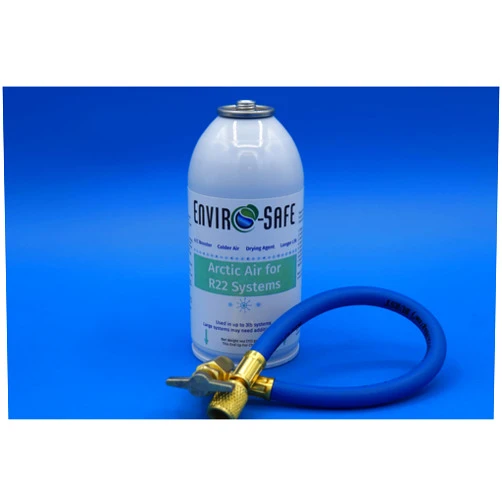 ENVIRO-SAFE Envirosafe Arctic Air for R22, 1 can and brass hose