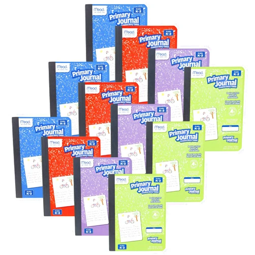 Mead Primary Journal, Half Page Ruled, Grades K-2, 7-1/2