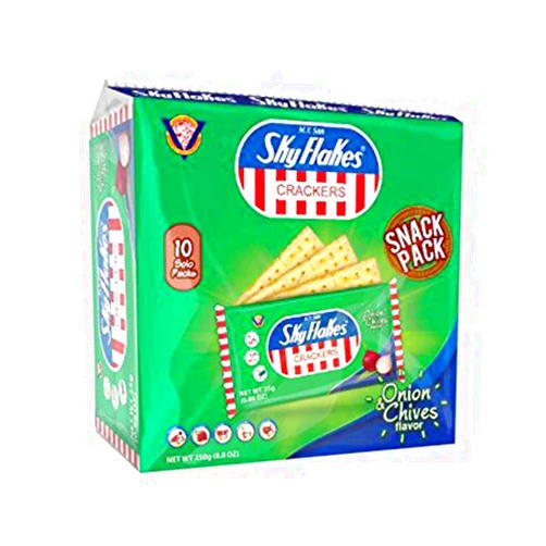 M.Y.San M.Y. San Sky Flakes Crackers, Onion and Chive, 8.8O-10-pack