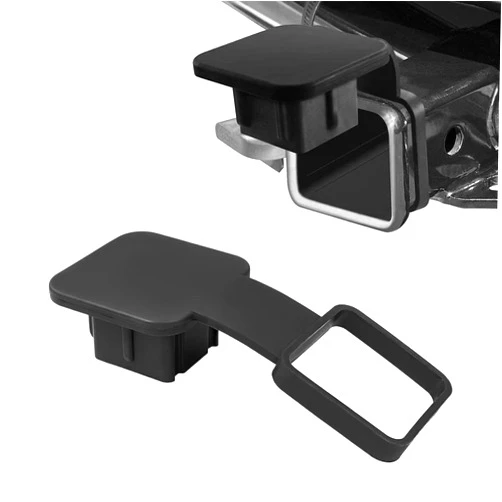 Kewucn Trailer Hitch Cover, 2 Inch Hitch Cover Tube Insert Plug, Universal Rubber Tow Receiver Tube Hitch Dust-Proof Plug fits 2