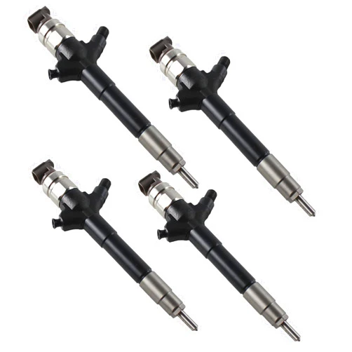 HIRINTOL 4pcs 095000-5600 1465A041 1465A257 Common Rail Fuel Injector for Denso Mitsubishi 4D56 TRITON L200 Euro4 Challenger 2.5L 2WD