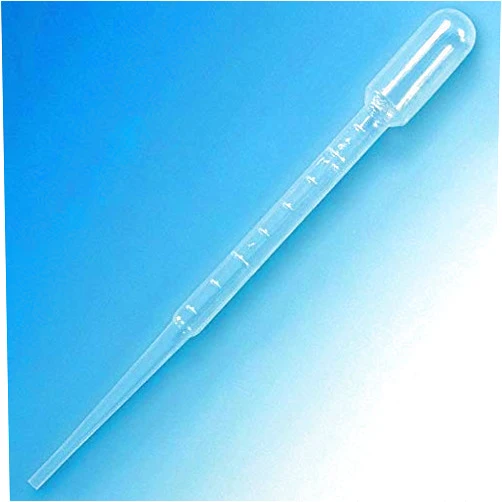 Globe Scientific 138070-500 Transfer Pipet, General Purpose, 5.0 mL, Graduated to 2.25 mL, 150 mm Size, 6.5 mm Height, 6 mm Wide, 11 mm Length, Polyethylene (PE) (Pack of 500)