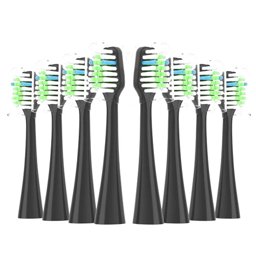 Pisonicleara Replacement Toothbrush Heads Fits for Waterpik Complete Care 9.0 (CC-01), Care 5.0 (WP-862) Sonic Electric Tooth Brush Refill(8-pc), Pisonicleara