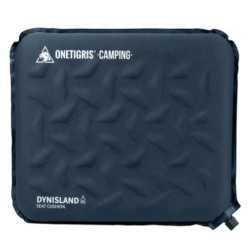 OneTigris Inflatable Seat Cushion - Lightweight Self-Inflating Memory Foam Seat Cushion for Stadiums, Camping, Bleachers, Airplane Travel,Waterproof Portable