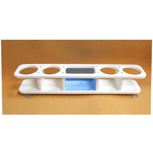 APF Marine Inline Four Beverage Cup Holder w Storage Box Catch All