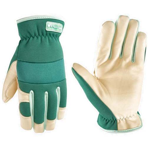 Wells Lamont Women's Work Gloves, Water-Resistant HydraHyde Gardening Gloves, Green, Small (3249S)