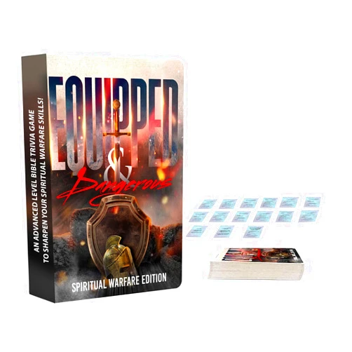 Generic Spiritual Warfare Bible Trivia Game | Fun & Faith-Building Game for Family, Youth Groups & Bible Study | Master Scripture, Deepen Understanding, and Equip Yourself with Biblical Knowledge