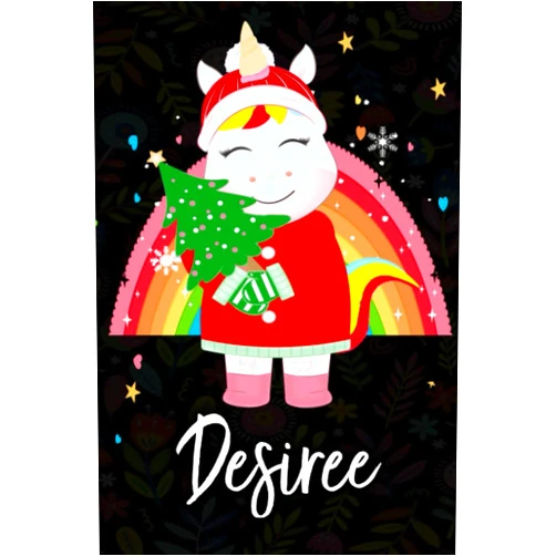 Sofia Aurora Desiree: Quaderno unicorno bambina Con Nome Desiree ,Taccuino Pagina a Righe, Dimensione 15.24 x 22.86 cm,110 pagina , Perfetto regalo personalizzato ... di Natale San Valentino (Italian Edition)