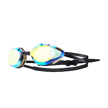 TYR Edge-X Racing Mirrored Swim Goggle Gold/Black/Black