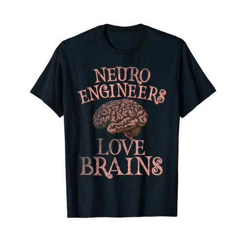 Fab Boo Lous Techie Squad Retro NEURO ENGINEERS LOVE BRAINS This is My Scary Techie T-Shirt