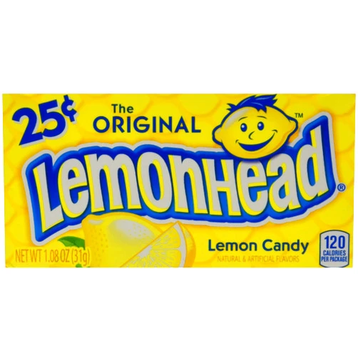 Ferrara Pan Lemonheads, 0.8 Ounce Package, 24 Count
