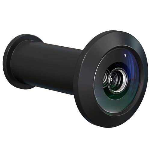 KS Hardware Door Viewer | Security Peep Hole Provides an Ultra Wide View | Peepholes for Doors 2 inches Thick | 180 Degree View (25, Matte Black)