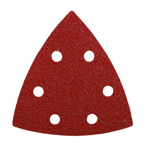 kwb Quick-Stick Velcro Grinding Triangles K 40 for 93 mm Delta slifter 492804 (Noble Corundum, for Wood and Metal, 5 Pieces)