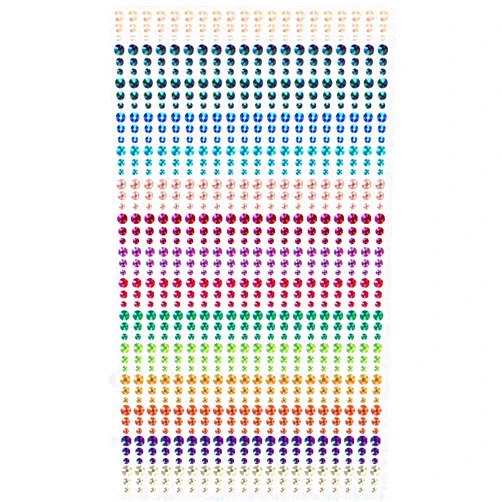 ZLXIN Noctilucent Self-Adhesive Rhinestone Stickers 15 Colors 900 Pcs Luminous Face Gems DIY Face Stickers Body Jewels in 3 Size for Nail, Crafts, Body, Festival, Christmas, Carnival,Makeup (Noctilucent)