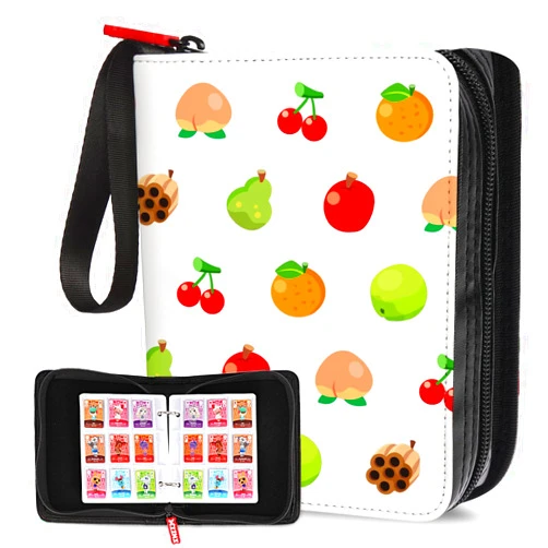 MZZNX 495 Pockets Binder Holder for Animal Crossing Mini Amiibo Cards, 1.3