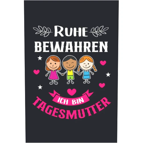 German Edition by Erzieherin Tagesmutter (Author) Ruhe Bewahren Ich Bin Tagesmutter: Notizbuch mit 120 Seiten liniertem Papier (6x9 Zoll, ca. DIN A5 / 15.24 x 22.86 cm) Tagesmutter Geschenk Ruhe Bewahren Erzieherin Tagesmutti (German Edition)