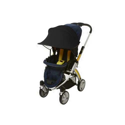 Manito Sun Shade for Strollers and Car Seats (Black) UPF 50+