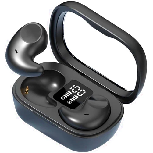 Duanduan Wireless Earbuds with IPX5 Waterproof Lightweight 50H Playtime in-Ear LED Battery Display,Comfortable Fit Earbud with Charging Case Black,Compatible with All cellphones
