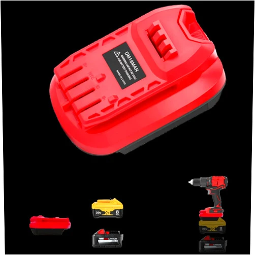 YRGJDCA for DeWalt for Milwaukee for M18 to for Carftsman 20V Battery Adapter, Convert for DeWalt 20V 60V and for Milwaukee 18V Battery to Work for Craftsman V20 Tools