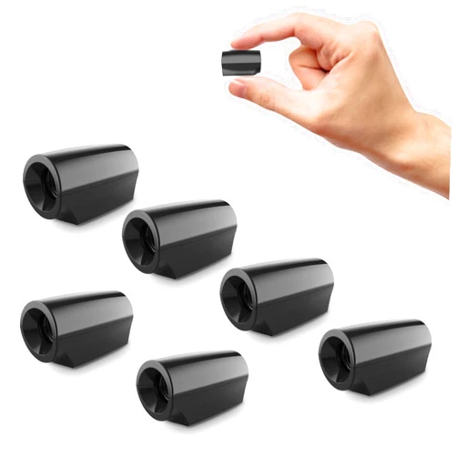 Elook Deer Warning Whistles Device for Car, Save Deer Whistle with Upgraded Acrylic Double-Sided Tape, Mini Size, 6 Pack (Patent Registered)