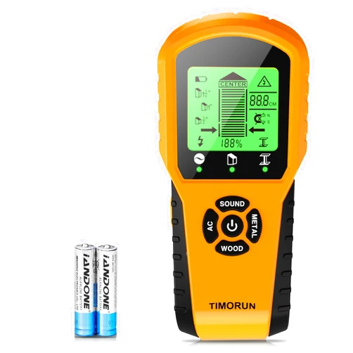 TIMORUN Stud Finder Wall Scanner, Upgraded 6 in 1 Wall Stud Finder Scanner Tool for Detecting Drywall Stud Center Beam Wood Metal AC Wires with Magnetic Sensor, Gifts for Men Hanging Frame/Mirror/TV Mount