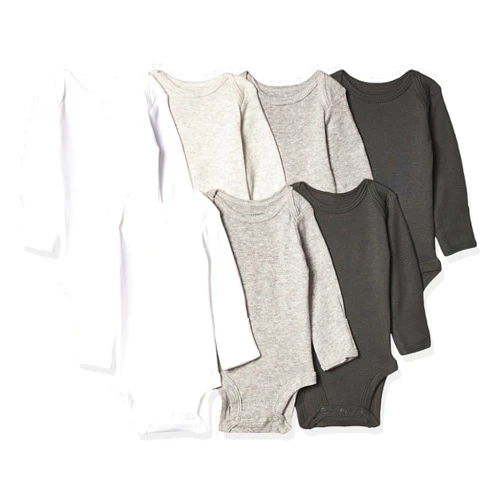 Carter's Baby Girls' 7-Pack Long-Sleeve Bodysuits