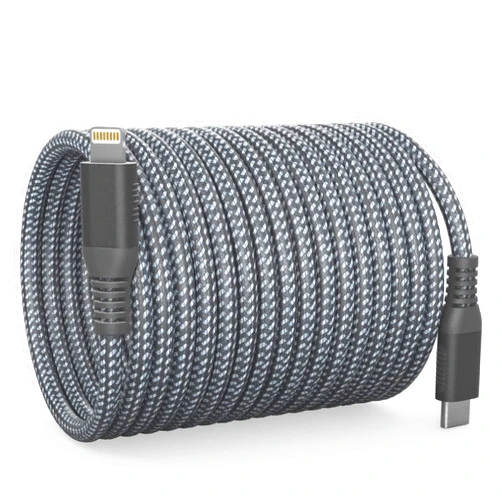 Arkidyn Extra Long iPhone 13 Charger Cable 26Ft/8M USB-C to Lightning Cable Power Delivery Fast Charging iPhone Cable Nylon Lightning Cord for iPhone 13 12 11 Pro Max/X//8, Pad 8th 2020, AirPods Pro