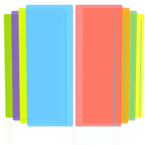 Koogel 8PCS Reading Guide Strips, 7.5