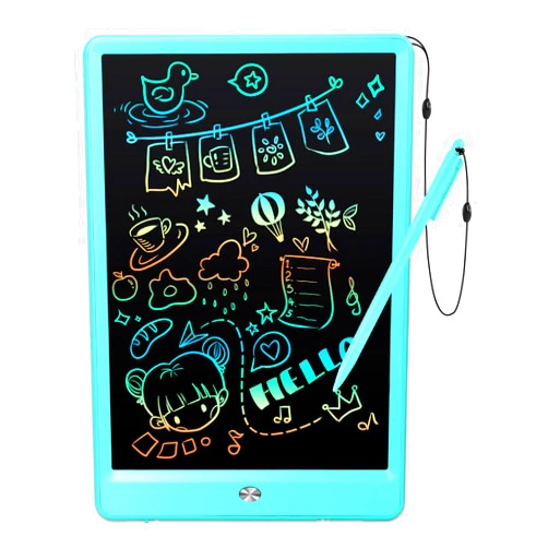 EooCoo Drawing Board, 10 Inch LCD Writing Tablet, Electronic Drawing Tablet, 2 Year Old Boy Birthday Gift, Kids Toys, Drawing Pad Toys for Girls, Educational Toys for Ages 3-6, Travel Games
