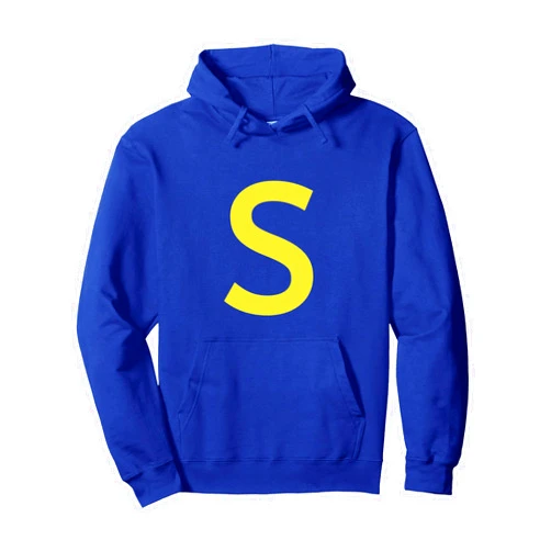 Letter funny group matching halloween Party.co letter S funny group matching halloween costume Pullover Hoodie