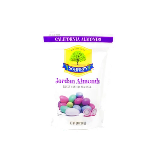 Sohnrey Family Foods Jordan Almonds Wedding Holiday Party Favor Candies in Colorful Assorted Pastel Mix (24 oz) by Sohnrey Family Foods