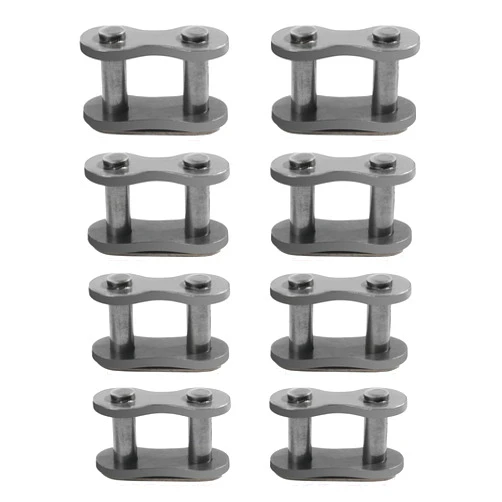 Bylikeho 8 Pack Chain,Master Link Roller Chain Connecting Links,Car Accessories Chain Master Link Roller Chain Connector Link Replacement,Fit for 50cc 70cc 90cc 110cc 125cc ATV Pocket Bike (#415)