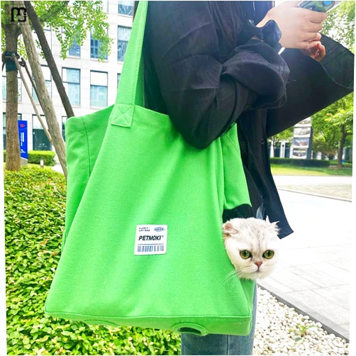 Generic Cat Carrier Bag,Cat in The Bag,Cat Carrier Bag for Walking,Cat Restraint Bag for Claw Care Nail Trimming (Greenish)
