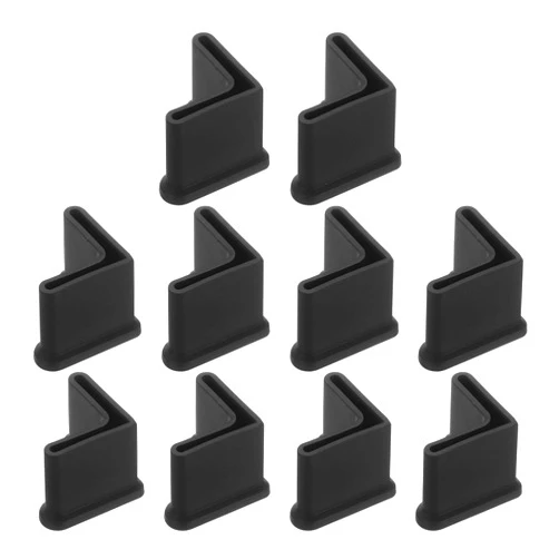 uxcell 10Pcs L Shape Leg Pads, 1.18