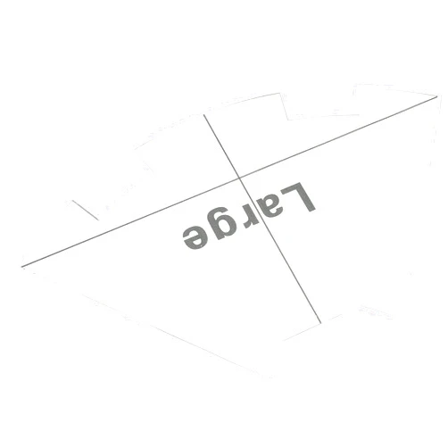 STOBOK 2pcs Patchwork Ruler Quilting Templates Transparent Sewing Templates Sewing Triangle Templates Quilting Ruler Template Plastic Quilting Tools Sewing Crafts Template Quilting Aid
