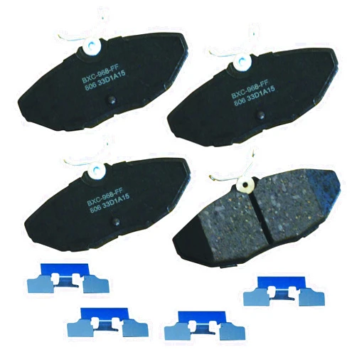 Bendix Premium SBC806 Ceramic Rear Brake Pads for Ford Thunderbird 2005-2002, Jaguar S-Type 2005-2000, Vanden Plas 2005-2004, XJ8 2005-2004, Lincoln LS 2006-2000