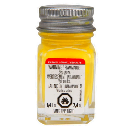 Testors Enamel Paint Open Stock .25oz-Sunflower Flat