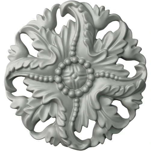 Ekena Millwork ROS04X04MO Medium Monique Round Rosette, 4 7/8