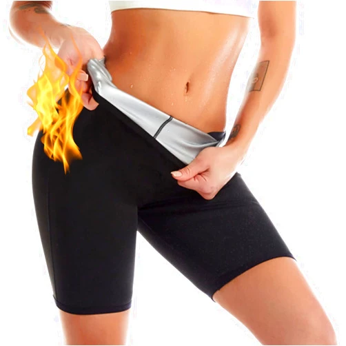 NANOHERTZ Sauna Sweat Shapewear Shorts Leggings Pants Workout Weight Loss Lower Body Shaper Sweatsuit Exercise Fitness Women