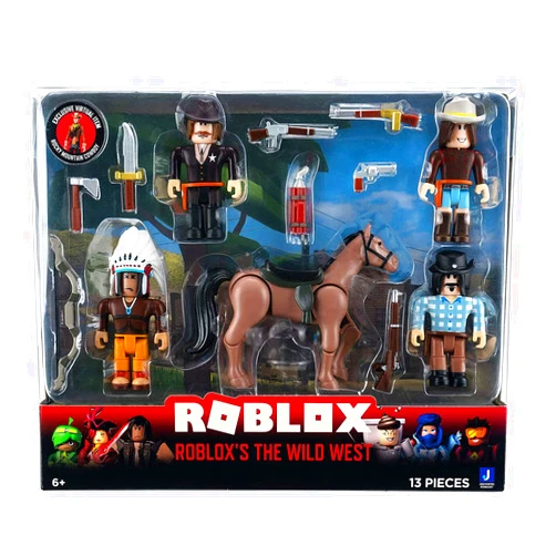 Roblox Action Collection - The Wild West Five Figure Pack [Includes Exclusive Virtual Item]