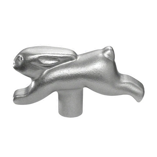 STAUB 40510-661-0 Rabbit Lid Knob, Stainless Steel, Silber, 9 x 6 x 3.2 cm