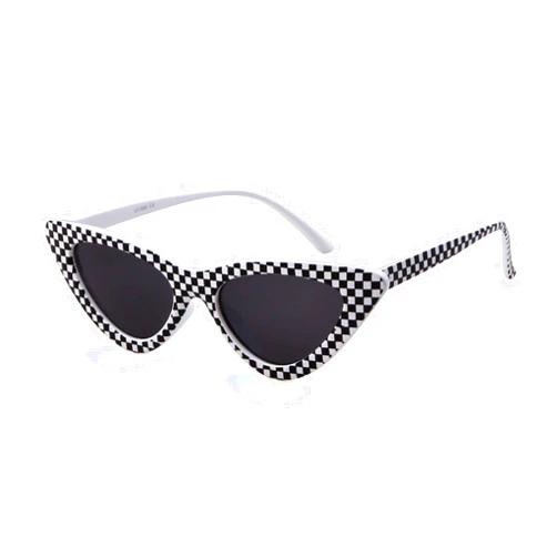 GIFIORE Retro Vintage Cat Eye Sunglasses for Women Trendy Narrow Cateye Frame Sun Glasses