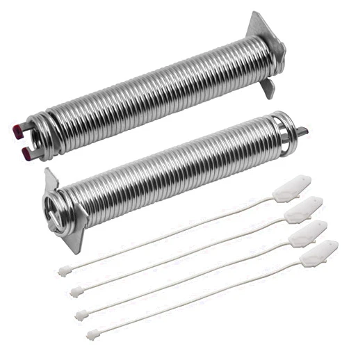 KJDiSRPin 2Pcs 00754866 Dishwasher Door Spring Stainless steel kit Replacement Compatible With Bosch Dishwasher Parts 00623540 00627230 00659339 00751392 627230 659339 751392