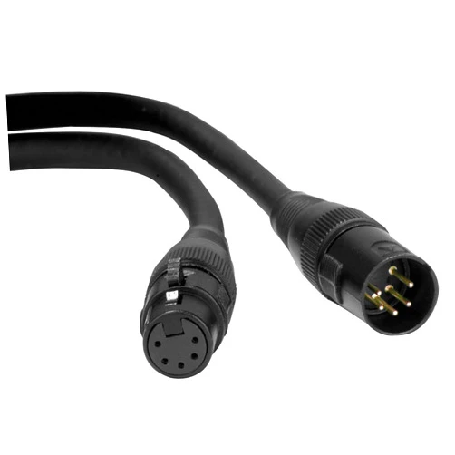 Adj Accu Cable AC5PDMX5 a 5 Foot 5 pin DMX512 Lighting Cable