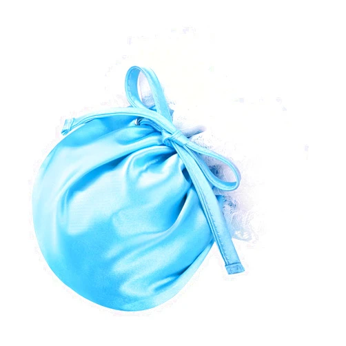 ACSUSS Men's Shiny Satin Frilly Drawstring Pouch Ruffle C-String Sissy Lingerie Underwear